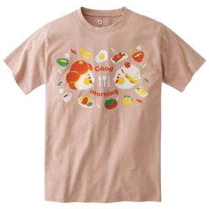 レスキューTシャツ「朝食」スモーキーピンク