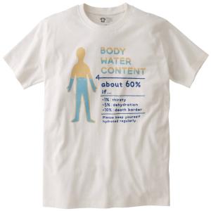 レスキューTシャツ「体内の水分量」ホワイト