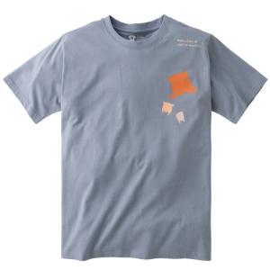 レスキューTシャツ「深海のプラスチックゴミ（新カラー）」スモーキーブルー