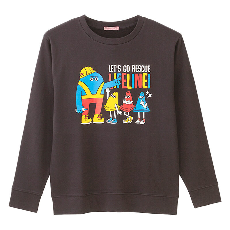 レスキュートレーナー「Lets go rescue LIFELINE！」チャコール