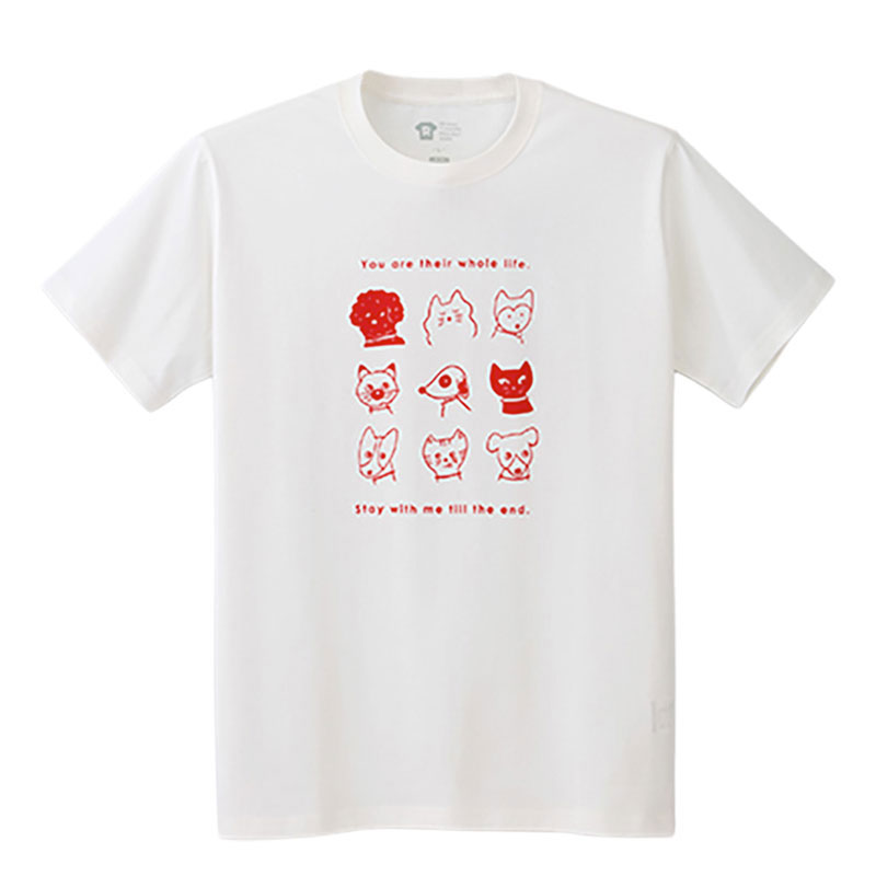 レスキューＴシャツ「保護犬・保護猫」ホワイト