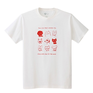 レスキューＴシャツ「保護犬・保護猫」ホワイト