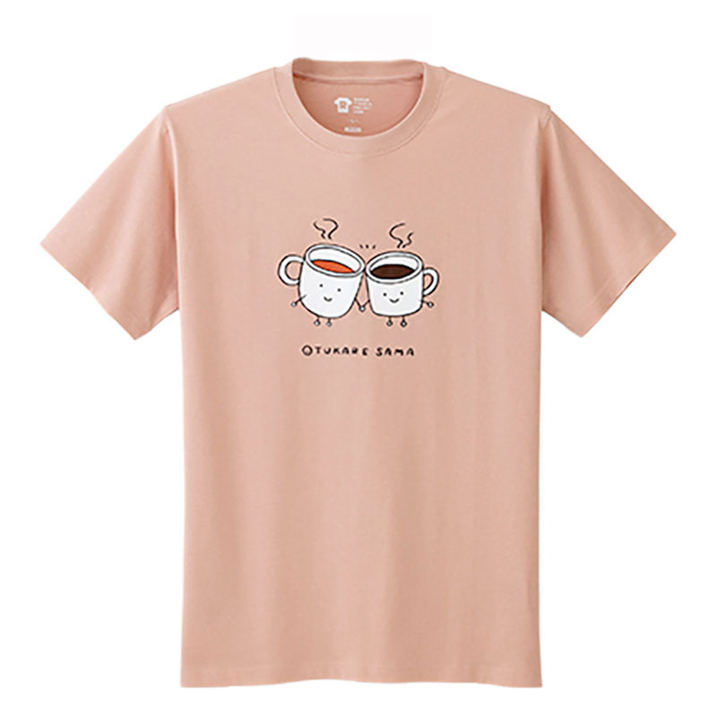 レスキューＴシャツ「お茶の時間」スモーキーピンク