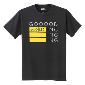 レスキューＴシャツ「morning」ブラック
