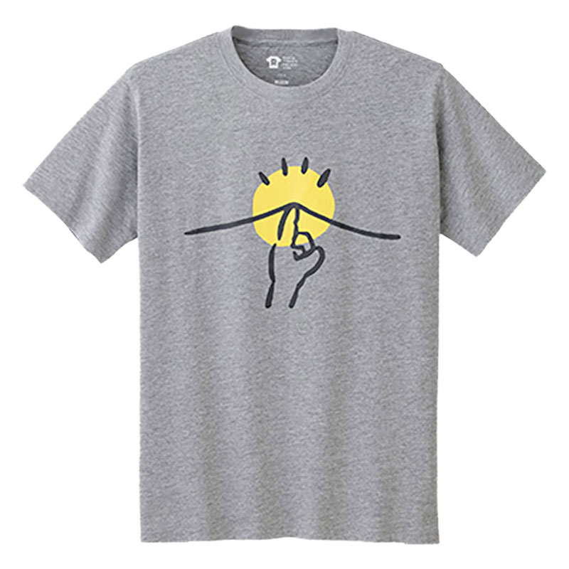 レスキューＴシャツ「Look along the way」モクグレー