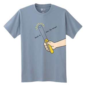 レスキューＴシャツ「次に伝えたい想い」スモーキーブルー