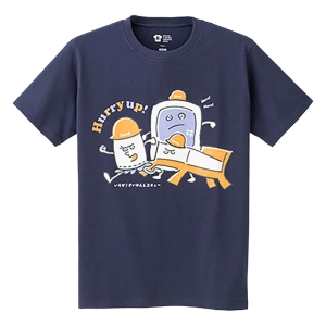 レスキューＴシャツ「睡眠不足をレスキュー」ネイビー