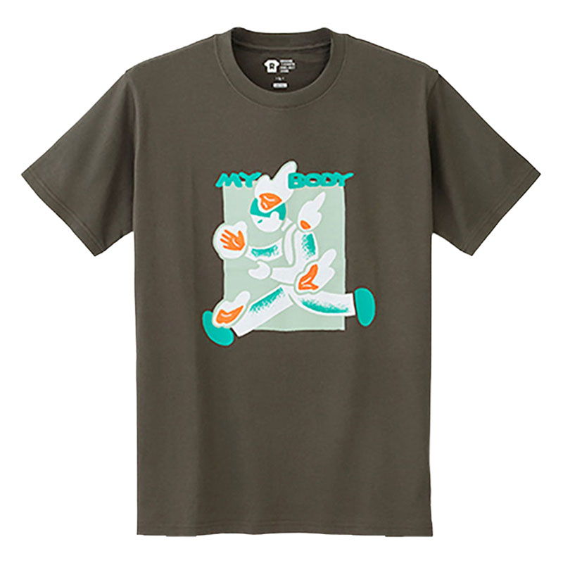 レスキューＴシャツ「わたしのからだ」チャコール