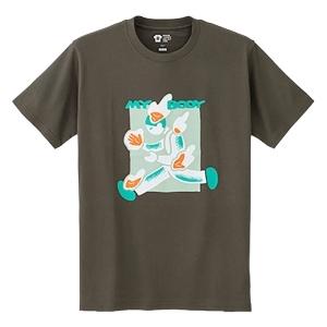 レスキューＴシャツ「わたしのからだ」チャコール