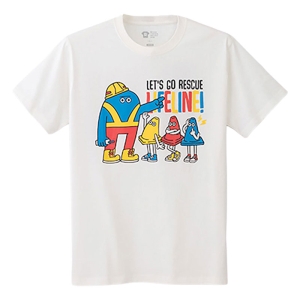 レスキューＴシャツ「Lets go rescue LIFELINE！」ホワイト