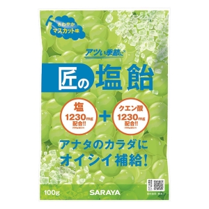 匠の塩飴 100g さわやかマスカット味
