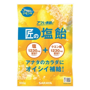 匠の塩飴 100g  さっぱりレモン味