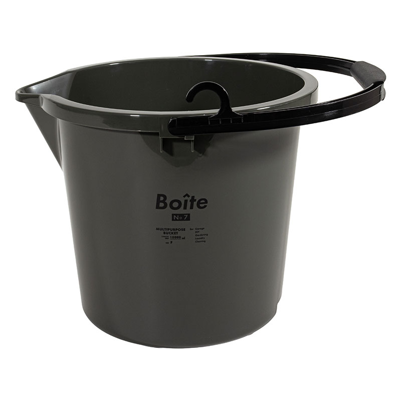 Boite ガレージバスケット カーキ 注ぎ口・メモリ付