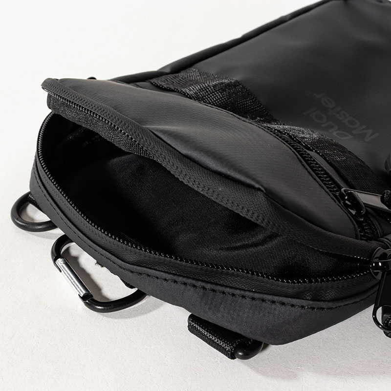 デュアルマスター 撥水ミニショルダー ブラック×ブラック