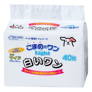 クリーンワン こまめだワンLight 白いワン ワイド 40枚