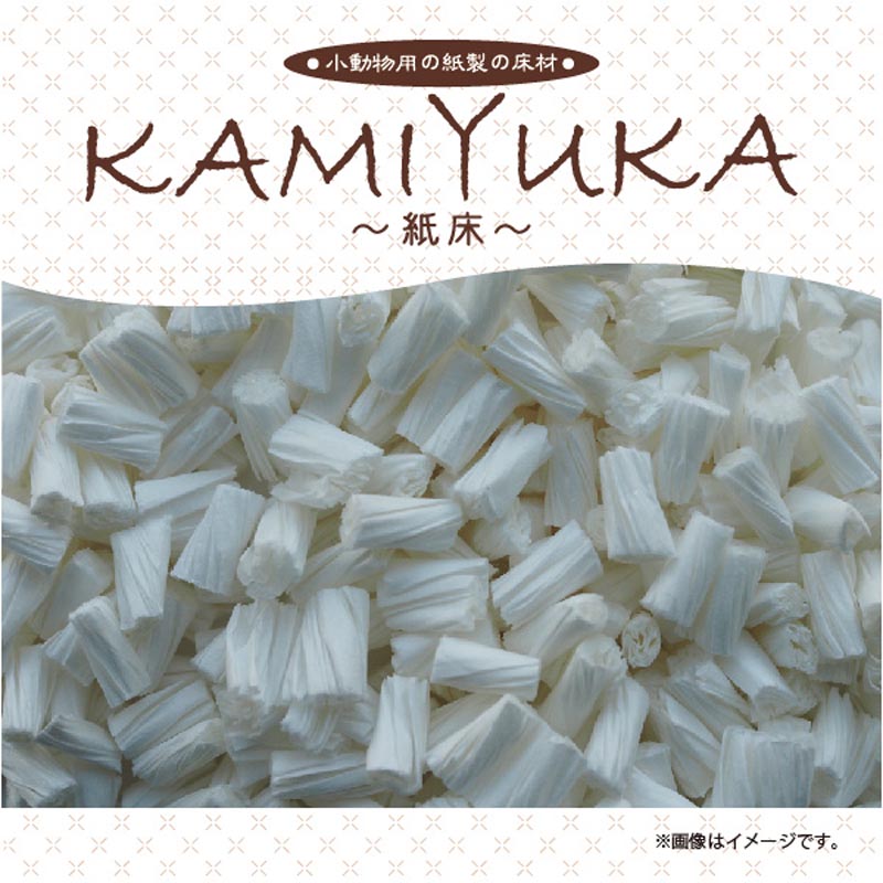 小動物用床材 KAMIYUKA 紙床 ホワイト 500g