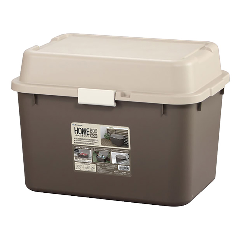 収納ボックス W620×D443×H445mm 68L ブラウン