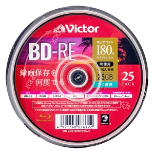 録画用BD-RE スピンドル 1-2倍速 25GB 25枚 VBE130NP25SJ1