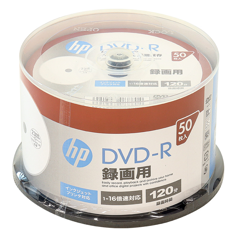 ヒューレット・パッカード(hp) 録画用DVD-R 50枚入