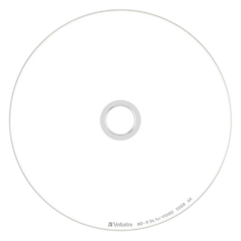 Verbatim 録画用BD-R DL 50GB 1-6倍速 1回録画用 5枚入 VBR260RP5VPA