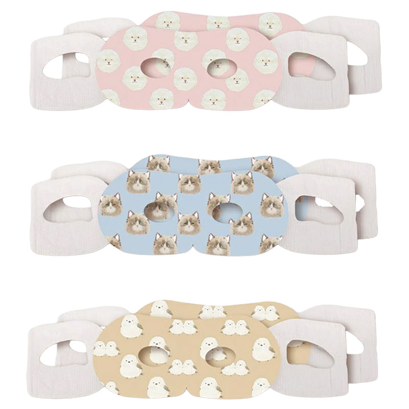 ながら温アイマスク アニマル アソート 6枚入