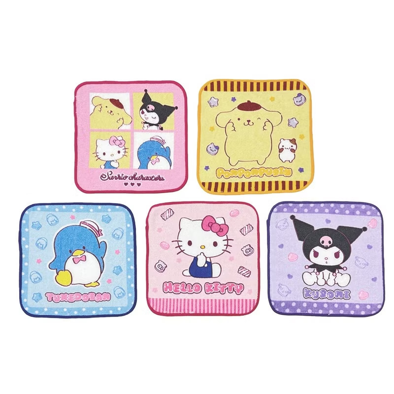 【お取り寄せ商品】ミニタオル5枚組 サンリオ グミキャラ