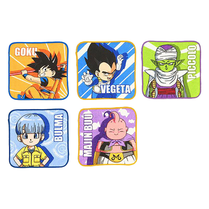 【お取り寄せ商品】ミニタオル5枚組 ドラゴンボールDAIMA