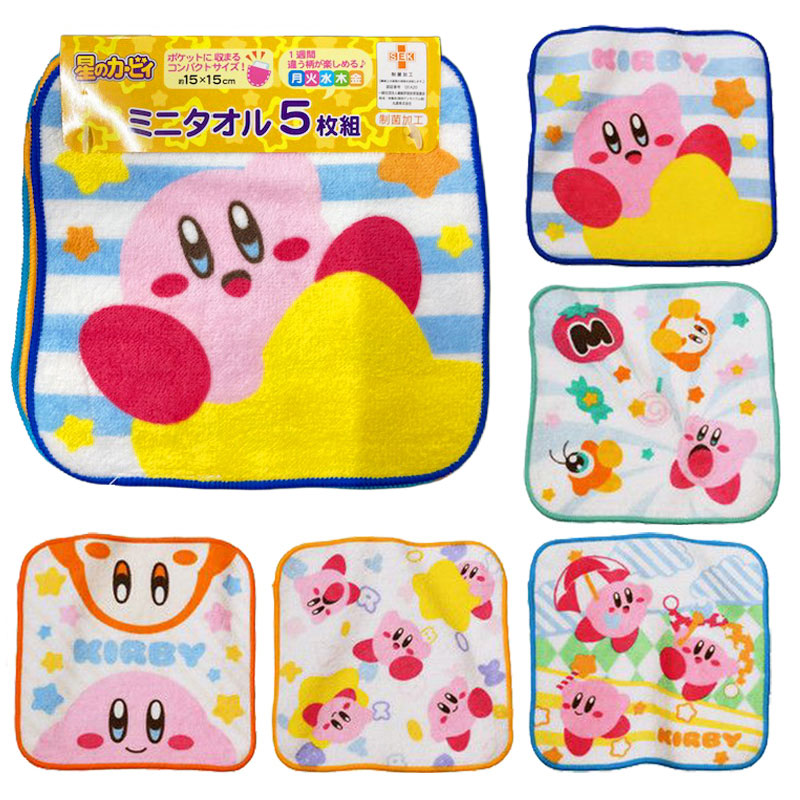 【お取り寄せ商品】ミニタオル5枚組 星のカービィ