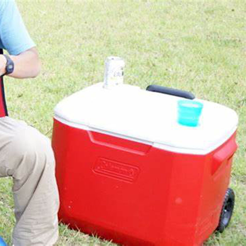 ホイールクーラー 60QT レッド ホワイト