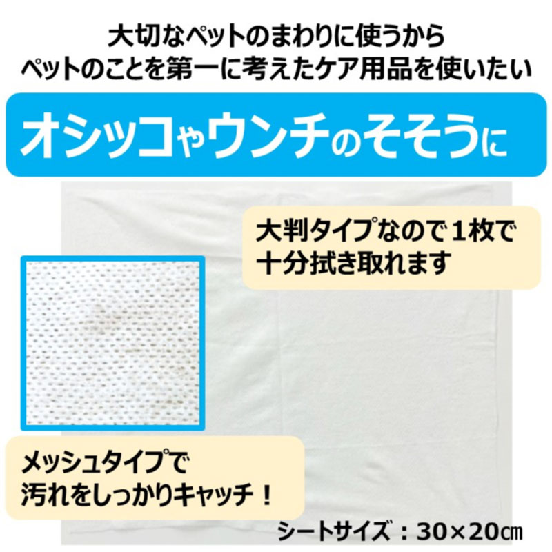 オシッコ汚れ専用 おそうじシート 30枚×2個
