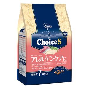 ファーストチョイス ChoiceS アレルゲンケアに 高齢犬7歳以上 白身魚 2.4kg(600g×4袋 )