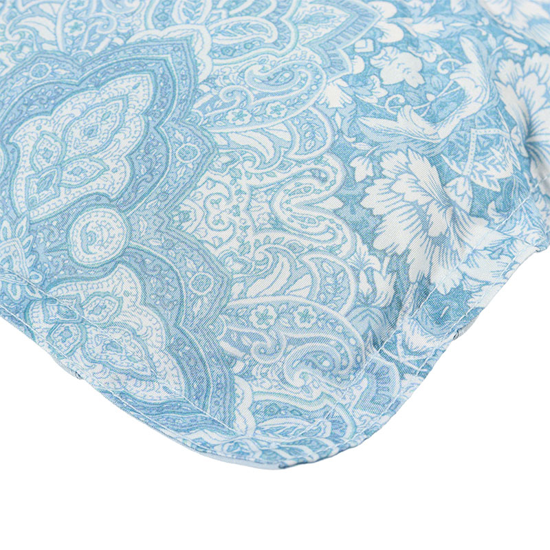 羽毛掛けふとん シングルロング(150×210cm)ルナエス ブルー