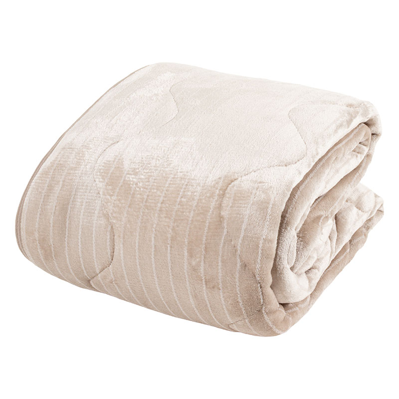 あったかボリューム 吸湿発熱敷きパット 100×205cm ベージュ