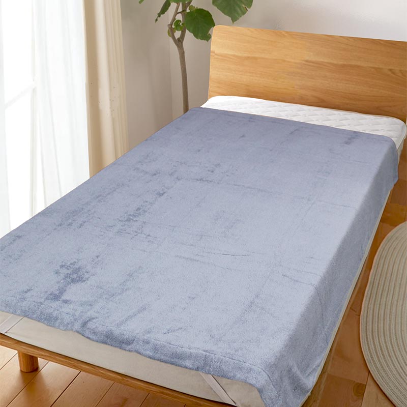 ホテルタイプ プレミアムコットン ふんわりやわらか タオルケット シングル ネイビー (145×195cm)