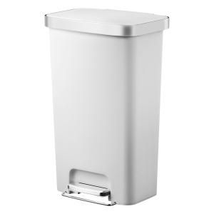 ペダル式ダストBOX EK6266 45L WH ホワイト