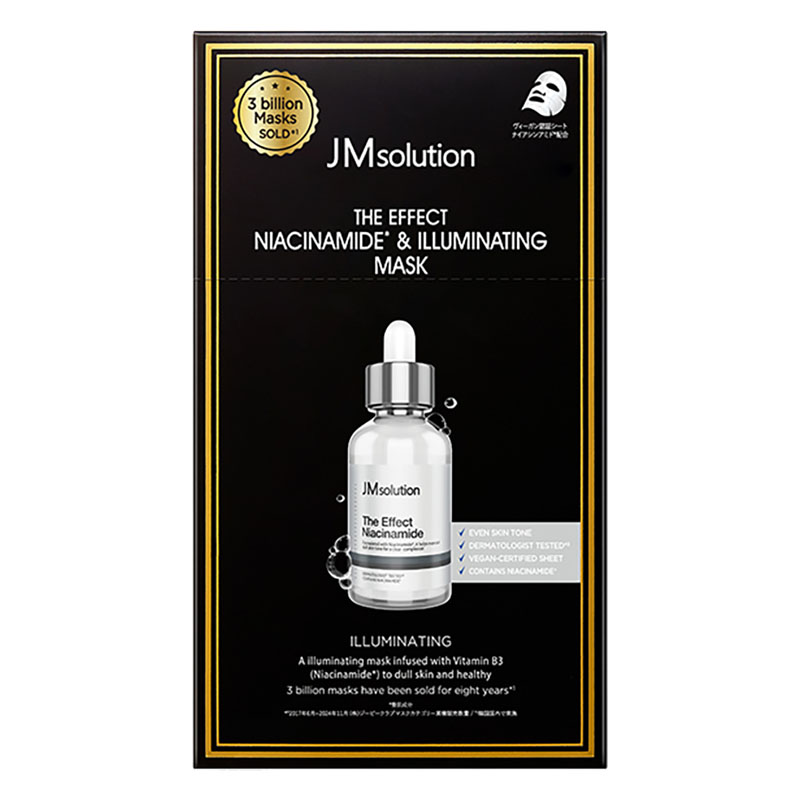 【お取り寄せ商品】JMソリューションザ・エフェクト ナイアシンアミド&イルミネイティングマスク 10枚