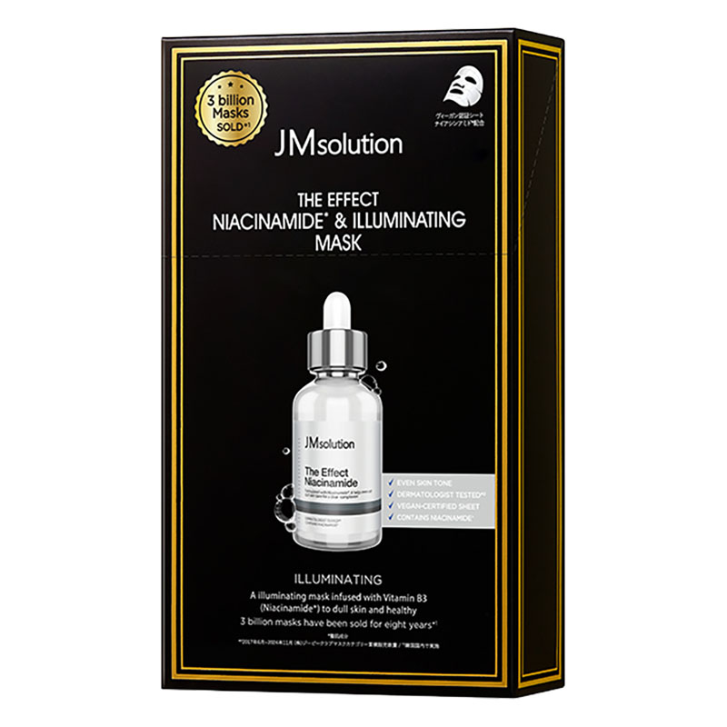 【お取り寄せ商品】JMソリューションザ・エフェクト ナイアシンアミド&イルミネイティングマスク 10枚