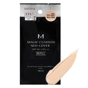 クッション ファンデーション(ネオカバー)レフィルNo.21明るい肌色 15g