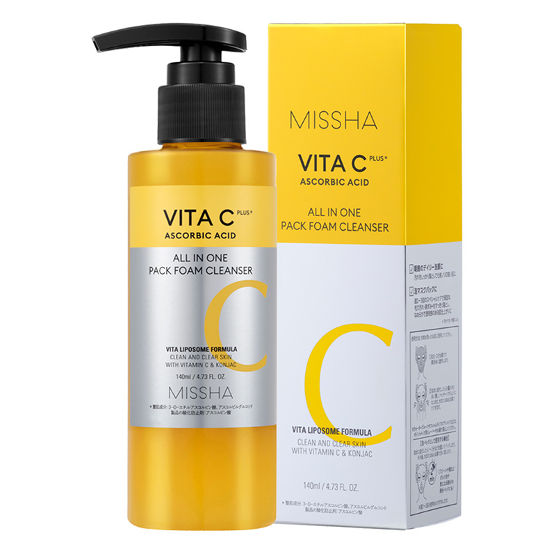 ビタシープラス 泡マスク洗顔 140ml