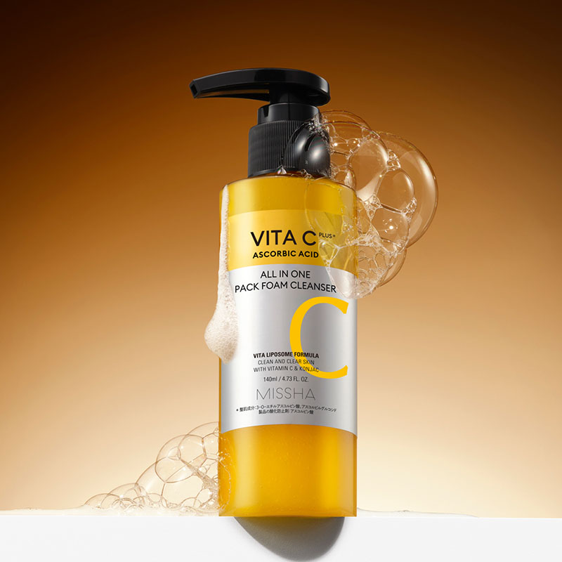 ビタシープラス 泡マスク洗顔 140ml