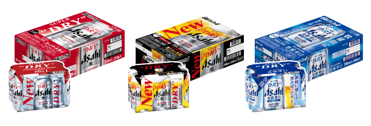 アサヒスーパードライ キャンペーン対象商品の例